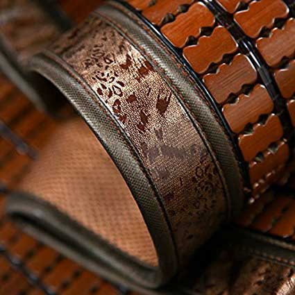 Bamboo mat with bead and black bedge 180X200CM
