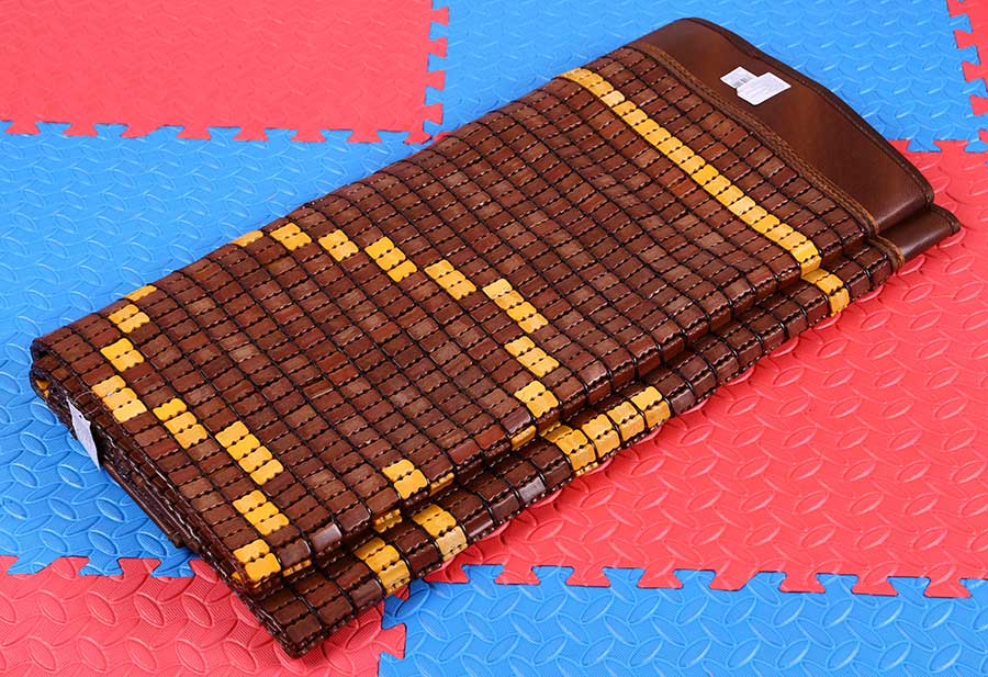 Bamboo mat with bead and black bedge 180X200CM