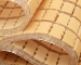 Bamboo Mat with big white beads, no edge 100x190cm 