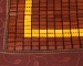 Bamboo mat with bead and black bedge 180X200CM